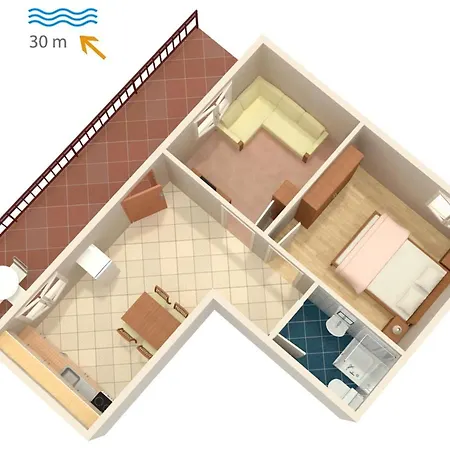 By The Sea Okrug Donji, Ciovo - 7607 Daire *